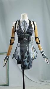 Wuthering Waves Rover Cosplay Costume Wig Female Uniform Earrings Bag Main Character Resonator Halloween Party for Women