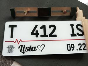 Plat Sepeda Motor Custome