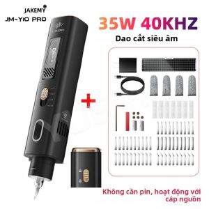 Dao Cắt Siêu Âm Jakemy JM-Y10 PRO Dụng Cụ Khắc Mài Điện DIY Với Màn Hình OLED Bảo Vệ Quá Nhiệt Dành Cho Sửa Chữa Điện Thoại