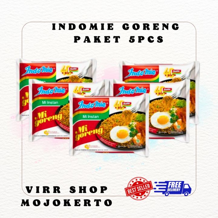 Mie Goreng INDOMIE Original 85gr x 5pcs | Lazada Indonesia