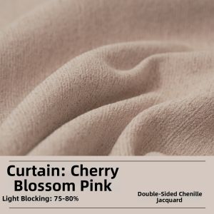 JINCHAN | Double-sided Chenille Curtain for Bedroom and Living Room