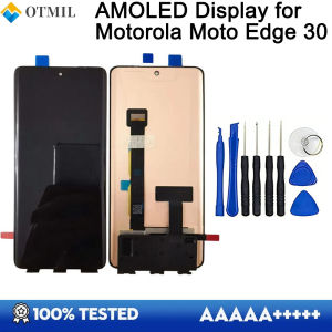 AMOLED Display for Motorola Moto Edge 30 XT2203 LCD Touch Screen Digitizer Replacement Screen for Moto Edge 30 XT2203-1-2-3