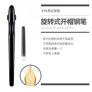 Gold Plated Calligraphy Professional Writing Pen JOWO FP50R Ink Absorber Dual Use Steel Nib for Business And Student Use