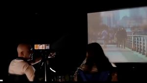 Máy chiếu KOA YG300 Máy chiếu mini cầm tay HD LED có thể kết nối với điện thoại di động /USB/PC/Laptop/HDMI Loa tích hợp