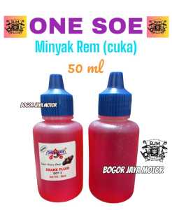 1 pcs ONE SOE MINYAK REM CUKA 50 ML DOT 3 BRAKE FLUID NEUTRAL MINYAK REM MURAH MINYAK REM CUKA 50ML MINYAK REM MOTOR MERAH MINYAK REM MERAH MINYAK REM MOTOR MURAH TERLARIS MINYAK REM KECIL