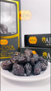 Kurma King Dates Ajwa 1kg Jumbo - |Kurma Ajwa / Kurma Nabi Super Asli Madinah