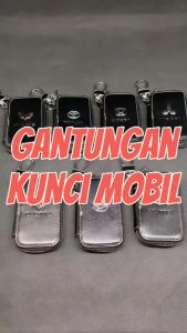Dompet STNK Logo Mobil Gantungan Kunci Mobil Car Leather Protection Mobil Key Case Resleting