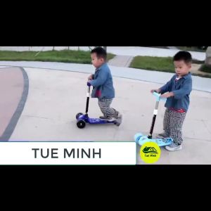 [FREESHIP] Xe trượt Scooter bánh xe phát sáng tự động cho bé  bh 6 tháng