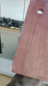 Fuerkaเขียงไม้ยางพาราเเท้สำหรับหั่นหรือเสิร์ฟอารหาร