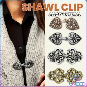 Need. Trendy Cardigan Clip Fashion Retro Sweater Blouse Pin Muslim Hijab Clip 1set