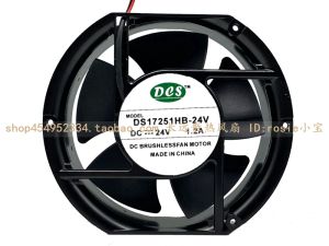 New DCS 17CM DS17251HB12 High Airflow Heat Sink Fan DC12V 24V 2.1A 1.2A for Computer Hardware Monitor Accessories