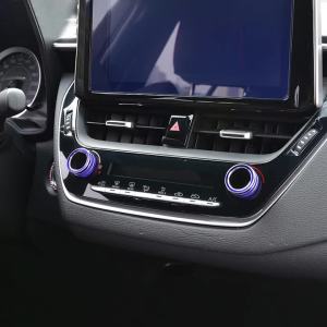 For Toyota Corolla E210 2019 2020 2021 2022 2023 2024 2025 Hybrid Car Air Conditioning Knob Climate Control Switch Cover Trims