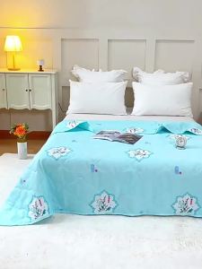 Washable Cotton Thin Quilt for Spring Summer and AC Use