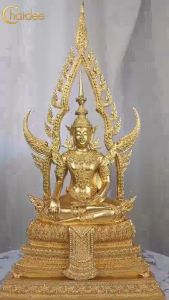 สมเด็จองค์ปฐมบรมมหาจักรพรรดิ สีทอง เสริมโชคลาภ ความสำเร็จ และความเมตตา ของขวัญมงคล