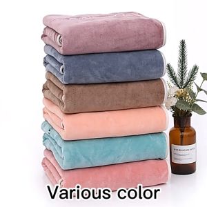 Malaysia StockSuper Soft Bath Towel Quick Drying 70x140cm Absorbent Microfiber Toilet Tuala Mandi Wanita Lelaki 珊瑚绒浴巾