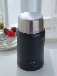 🔥Ready Stocks🔥SUS304 Stainless Steel Vacuum Thermal Flask Cup With Stainless Steel Spoon Free Insulation Bag 304不锈钢焖烧壶