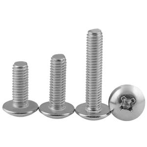 BAIRUITE | Nickel Plated Cross Flat Head Zinc Plated Large Head Umbrella Head Half Round Head Screws