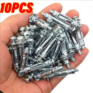 50Pcs Metal Heavy Expansion Bolt Hollow Gecko Tube Screws Wall Ceiling Anchor Pipe Fixing Plug Gypsum Board Hole Fasteners