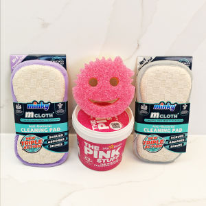 Minky Magic Cleaning Cloth Double-Sided Antibacterial Household Multi-Purpose Kitchen Dishcloth Magic Wiping Cloth