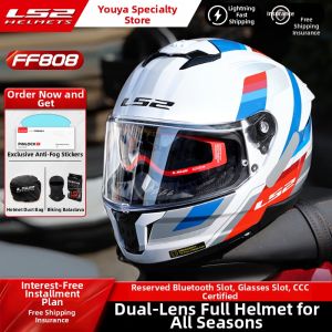LS2 | Men Women Universal Season 3C Certified Bluetooth Helmet