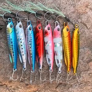 Metal Jig 10 Gram 15 Gram 20 Gram 30 Gram 40 Gram 50 Gram 60 Gram Umpan Casting Gabus Pancing Minow Lure Casting Sinking Minnow Set Murah Hampala Toman Proberos