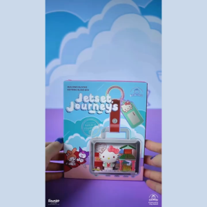 SANRIO Jetset Journeys Cute Mini Collectible Keyring Building Blocks Blind Box | Random 1pc | SG Stock