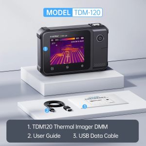 FNIRSI | Máy Ảnh Nhiệt Hồng Ngoại FNIRSI TDM-120/TDM-120P Độ Phân Giải 120x90 Công Cụ Đo Nhiệt Độ -20 Độ C ° C~400 ° Thiết Bị Đo Màn Hình Cảm Ứng C