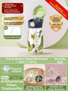 XIAOCHUSHU | Pregnant Women Dedicated Straw Cup PPSU Lying Drinking Measurement Function