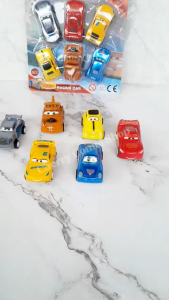6pcs Cars Toy Set Lightning McQueen Kereta Mainan Car Vehicle Toys Cake Topper