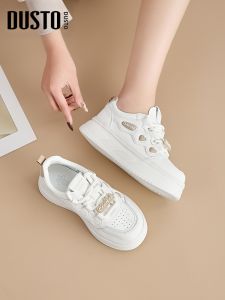 DUSTO | Giày Thể Thao Đế Dày Màu Trắng Phù Hợp Mùa Thu Học Sinh
