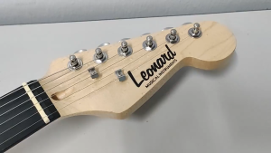 Leonard Electric Guitar Stratocaster ST Guitar Midnight Black