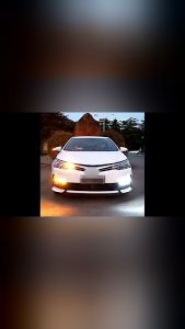 SEAMETAL Lampu Siang Hari Mobil Lampu Led 12 Volt Mobil 2 Buah Universal Lampu Depan Tahan Air Sinyal Belok Strip Lampu Pindai DRL