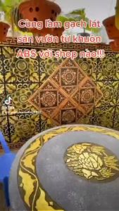 Khuôn đúc gạch lát sân vườn nhựa ABS Siêu bền