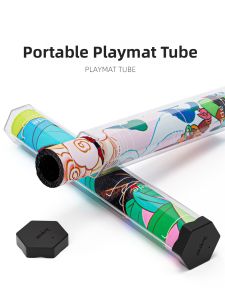 Sanseking | Hexagonal Game Mat and Card Storage Tube