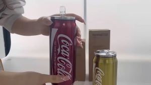 VIVOLILV 【1-2 Days Delivery】 350/500ml Large Capacity Cola Water Cup Coffee Cup 304 Stainless Steel Straw Cup Vacuum Cup Keep Warm And Cool Cola Cup Christmas Gift Stainless Steel