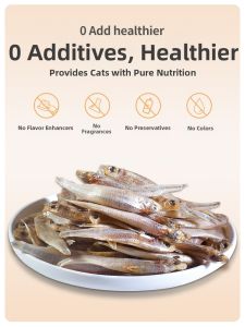 ZHUCHONG | Dried Cat Snacks Freeze Dried River Fish
