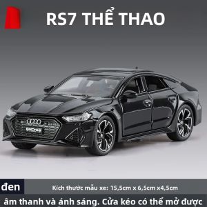 Mô Hình Xe Hơi Audi RS7 Sportback Tỷ Lệ 1:32 Đồ Chơi Đúc Kim Loại 6 Cửa Mở Chức Năng Kéo Lùi Lốp Cao Su Trang Trí Hợp Kim Dành Cho Người Sưu Tầm