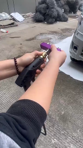 Nosel Ganda 2 dalam 1 Baja Tahan Karat 1/4" untuk Mesin Cuci Mobil Bertekanan Tinggi