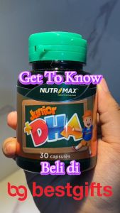 NUTRIMAX JUNIOR+DHA JUNIOR DHA VITAMIN OBAT KECERDASAN FUNGSI SARAF OTAK DAYA INGAT ANAK 30 KAPSUL