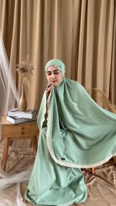 SAKEENA Mukena Syahira Series Traveling Tas Set Sajadah