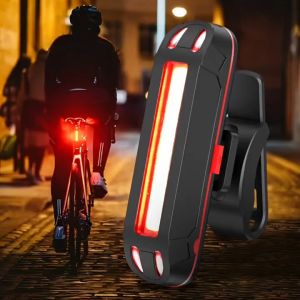 USB Rechargeable 100LM LED Bicycle Rear Taillight Waterproof Warning Lamp