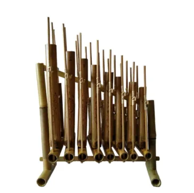 Angklung bambu 1 oktaf 8 nada. SD .alat musik tradsional