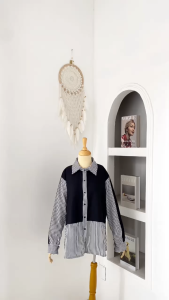 Aiko Shirt Oversize Nyaman Top Atasan Kemeja Wanita Korean Style Casual Lengan Panjang