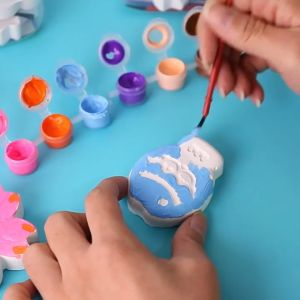 Payoe Mainan Edukasi Anak: Kit Melukis Gypsum & Mainan Melukis DIY
