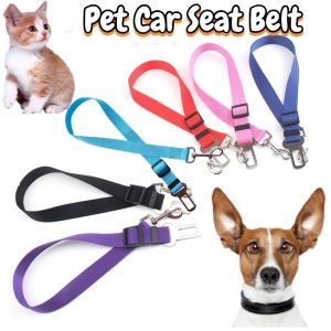 Pet Car Seat Belt Dog Adjustable Harness Seatbelt Cat Leashes Dogs Travel Clip Pet Supplies