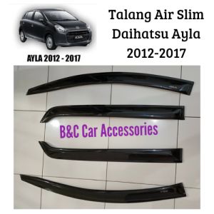 Talang Air/Side Visor Ayla Slim Super kualitas