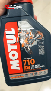 MOTUL 710 2T ROAD/OFF ROAD Oli Samping motor (PRE-MIX) ORIGINAL 100% 1L OLSAM MOTOR 2 TAK RACING