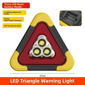 LED Reflector Solar Emergency Warning Sign