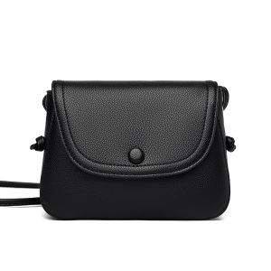 Minimalist Genuine Leather Shoulder Bag for Women Summer New Style Piggy Mini Crossbody Bag Top Layer Cowhide Korean Style