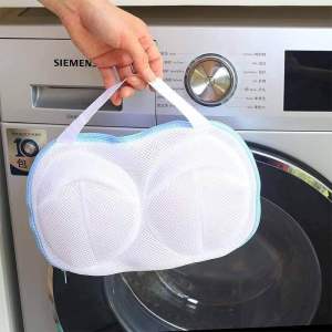 洗内衣袋网袋 (1套2个)  Mesh Underwear Washing Bag 买内衣的时候看到了这款#洗衣袋，加厚质感，针织细密，质量很不错就买了‼😆